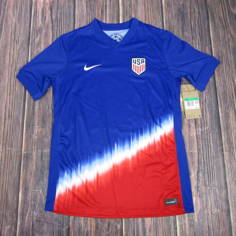 Nike USA Soccer‎ USMNT Blue Away Jersey Shirt Kit Kids Youth XL FJ4373-417 NEW